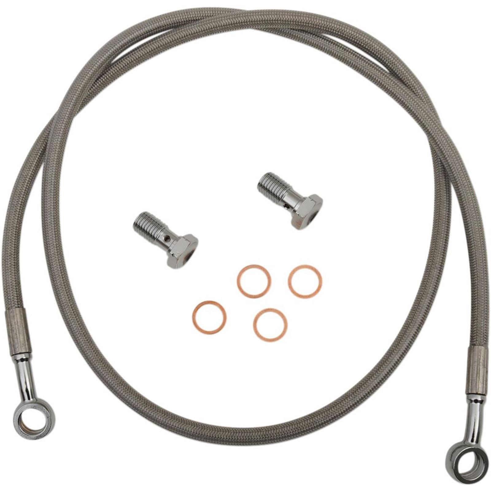 Parts Unlimited Brake Line +6" Extended for Polaris [MPN: 1741-5487]_261787