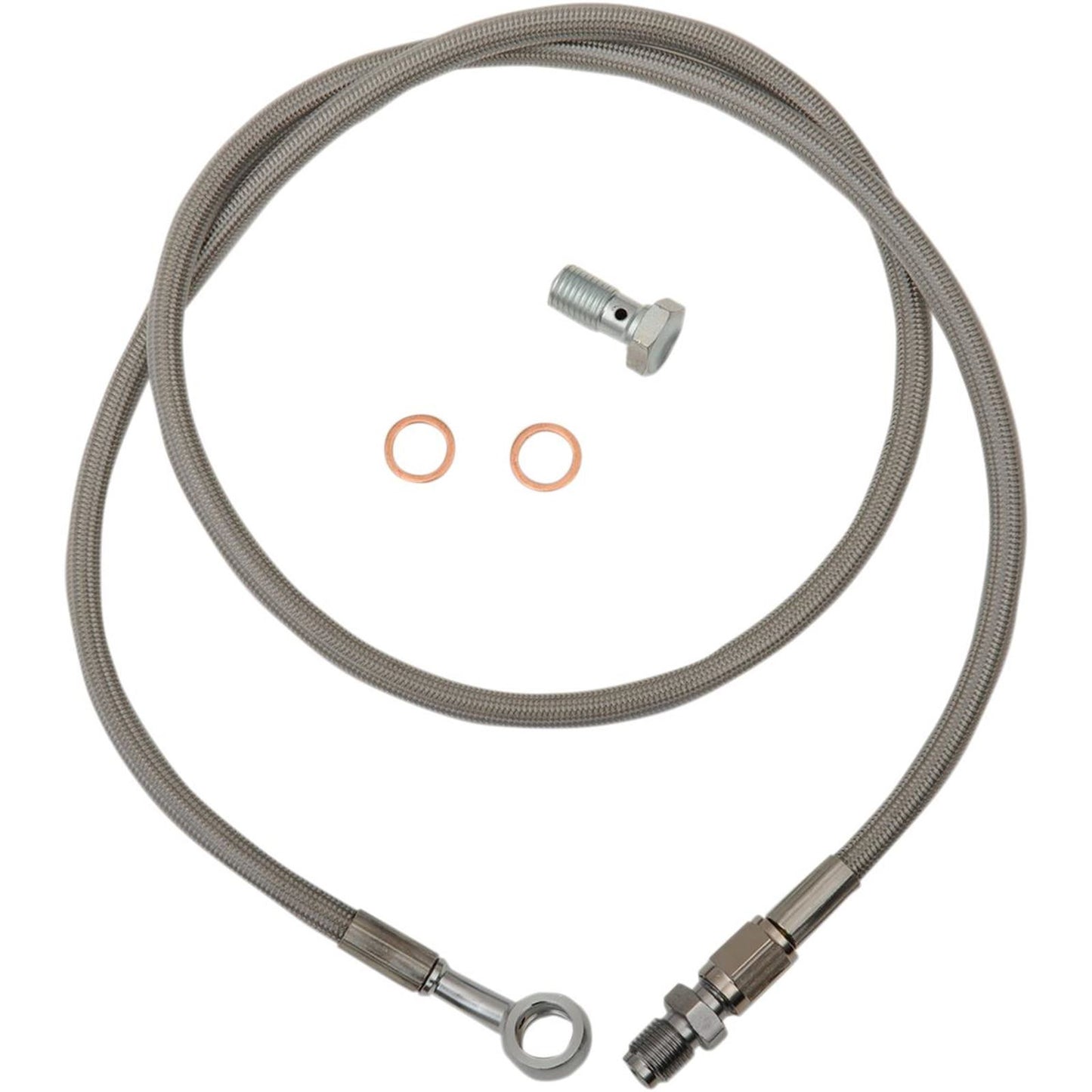 Parts Unlimited Brake Line +6" Extended for Ski-Doo [MPN: 1741-5077]_261792