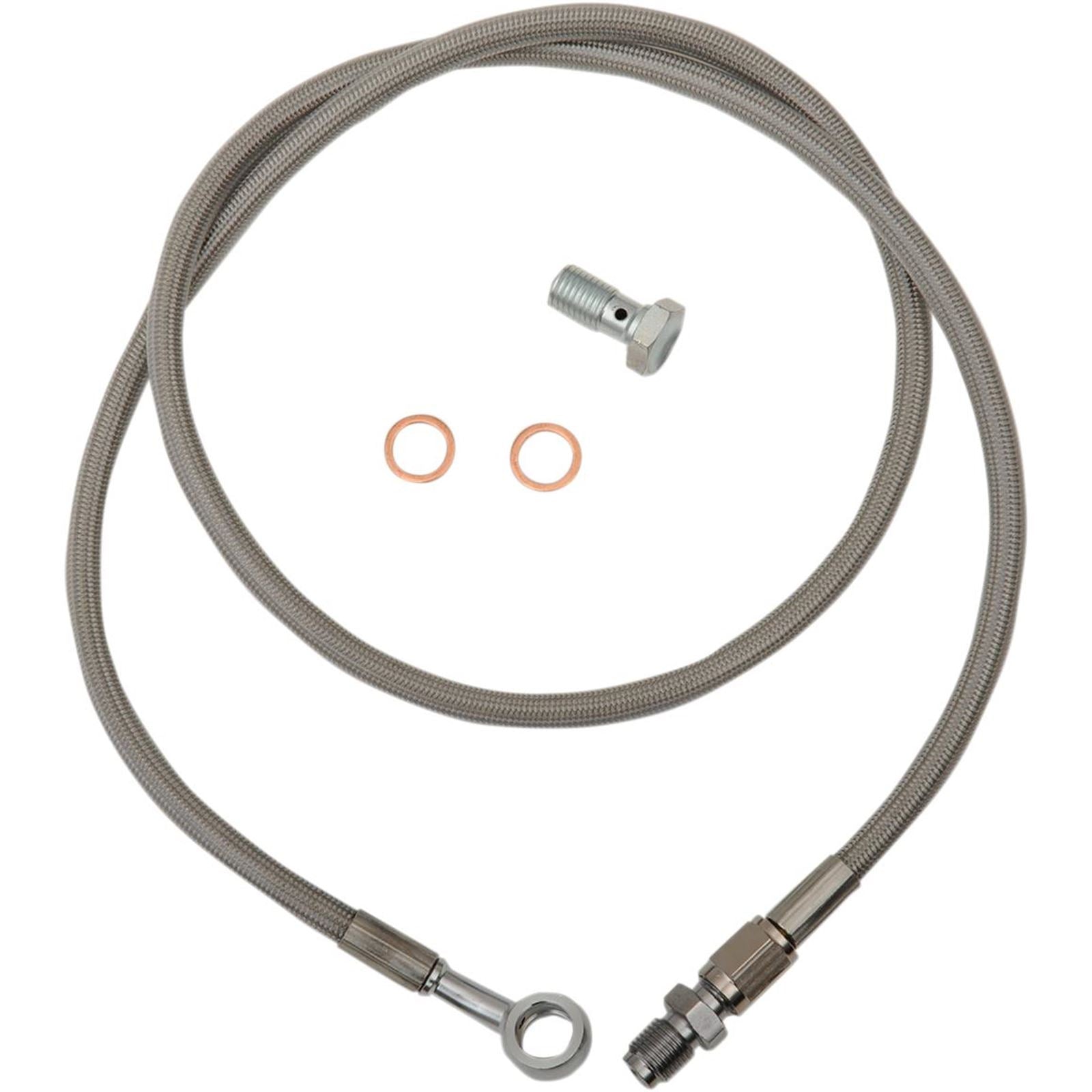 Parts Unlimited Brake Line +6" Extended for Ski-Doo [MPN: 1741-5077]_261792