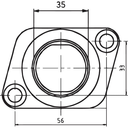 Parts Unlimited Carburetor Flange for Polaris [MPN: 07-100-25]_262708