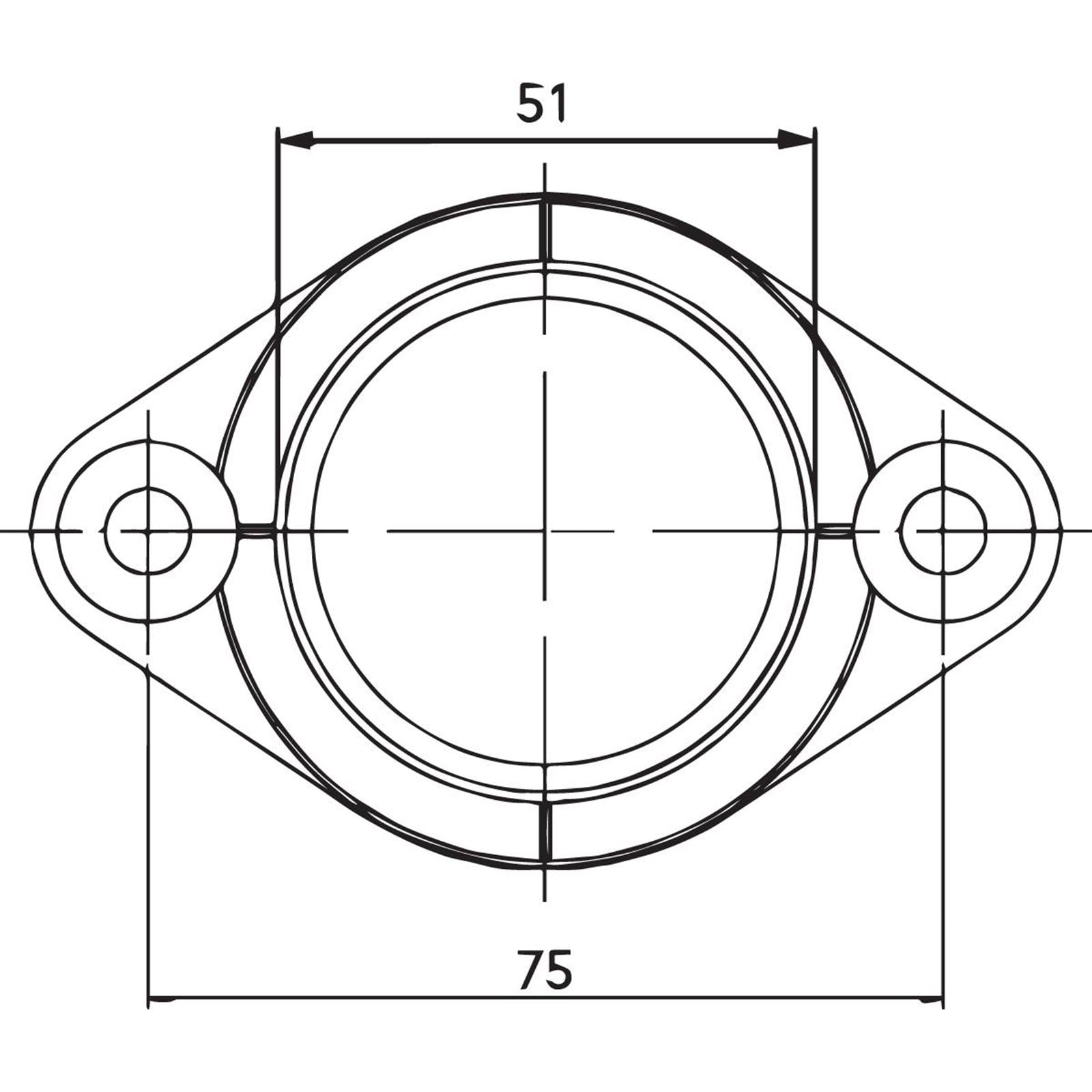 Parts Unlimited Carburetor Flange for Yamaha [MPN: 07-100-15]_262721