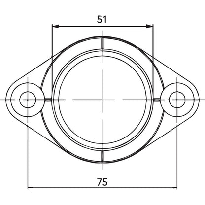 Parts Unlimited Carburetor Flange for Yamaha [MPN: 07-100-15]_262721