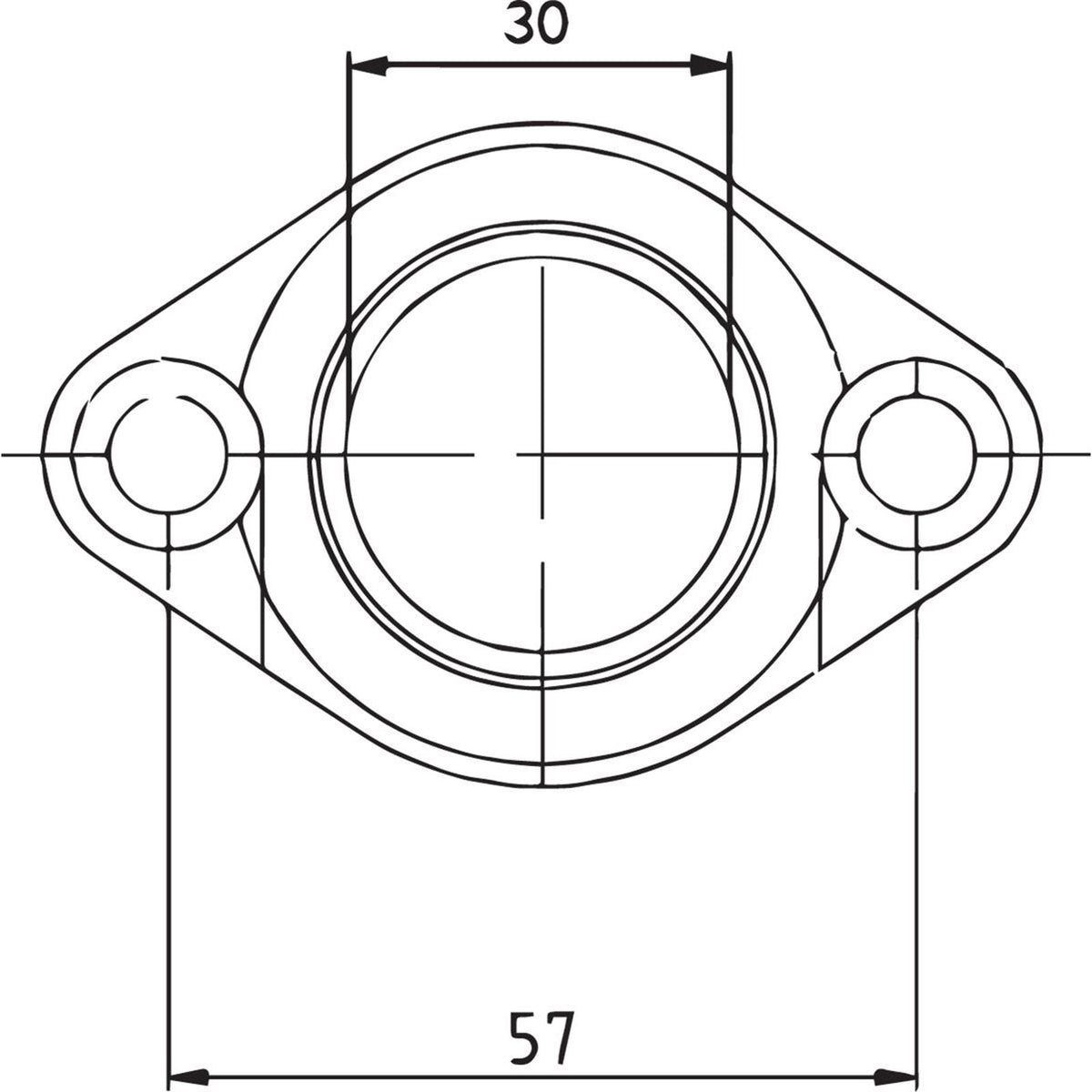 Parts Unlimited Carburetor Flange for Polaris [MPN: 07-100-24]_262725