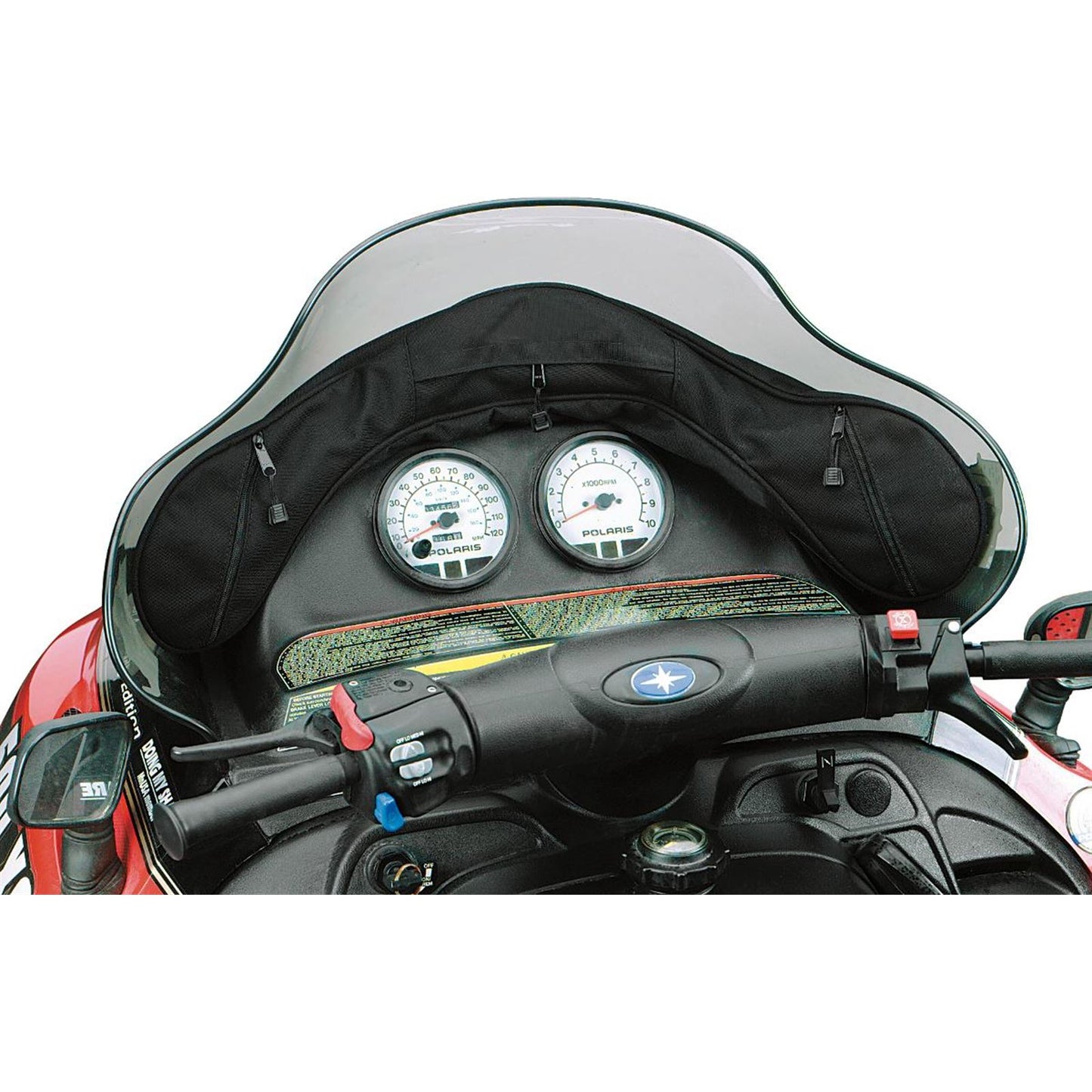 Parts Unlimited Snowmobile Windshield Bag for Polaris - Black [MPN: 0710-0103]_262739