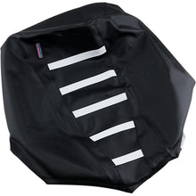 Parts Unlimited Seat Cover Arctic Cat - Ribbed - Black/White [MPN: 0821-2898]_262755