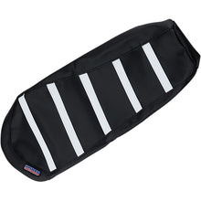Parts Unlimited Ribbed Seat Cover - Black/White for Ski-Doo [MPN: 0821-2890]_1041642