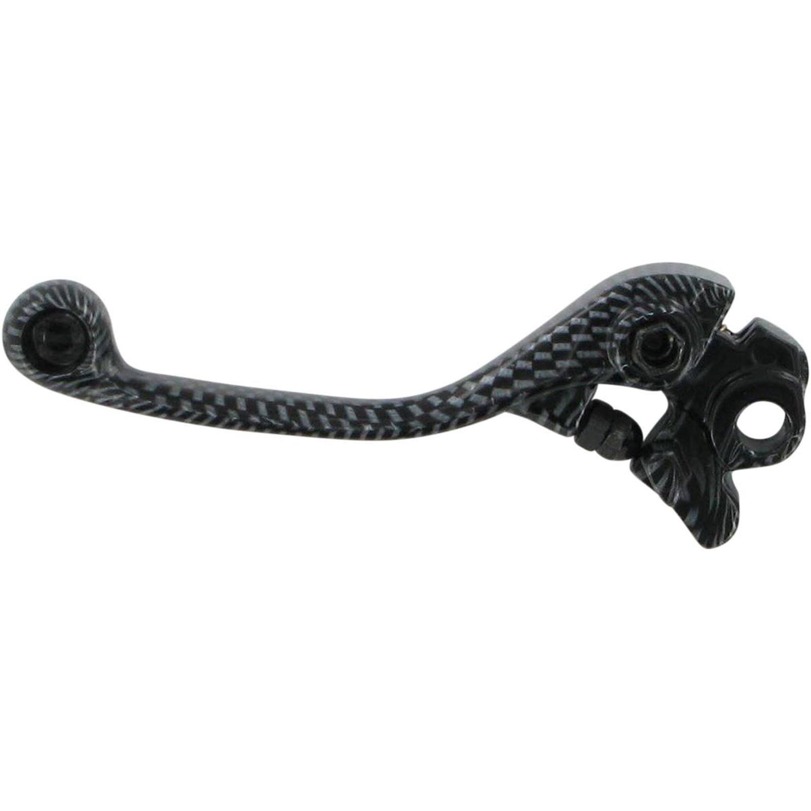 Parts Unlimited Right-Hand Carbon Fiber Look Lever for Yamaha/Kawasaki [MPN: 0614-0003]_263036