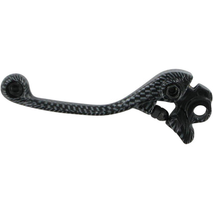 Parts Unlimited Right-Hand Carbon Fiber Look Lever for Yamaha/Kawasaki [MPN: 0614-0003]_263036