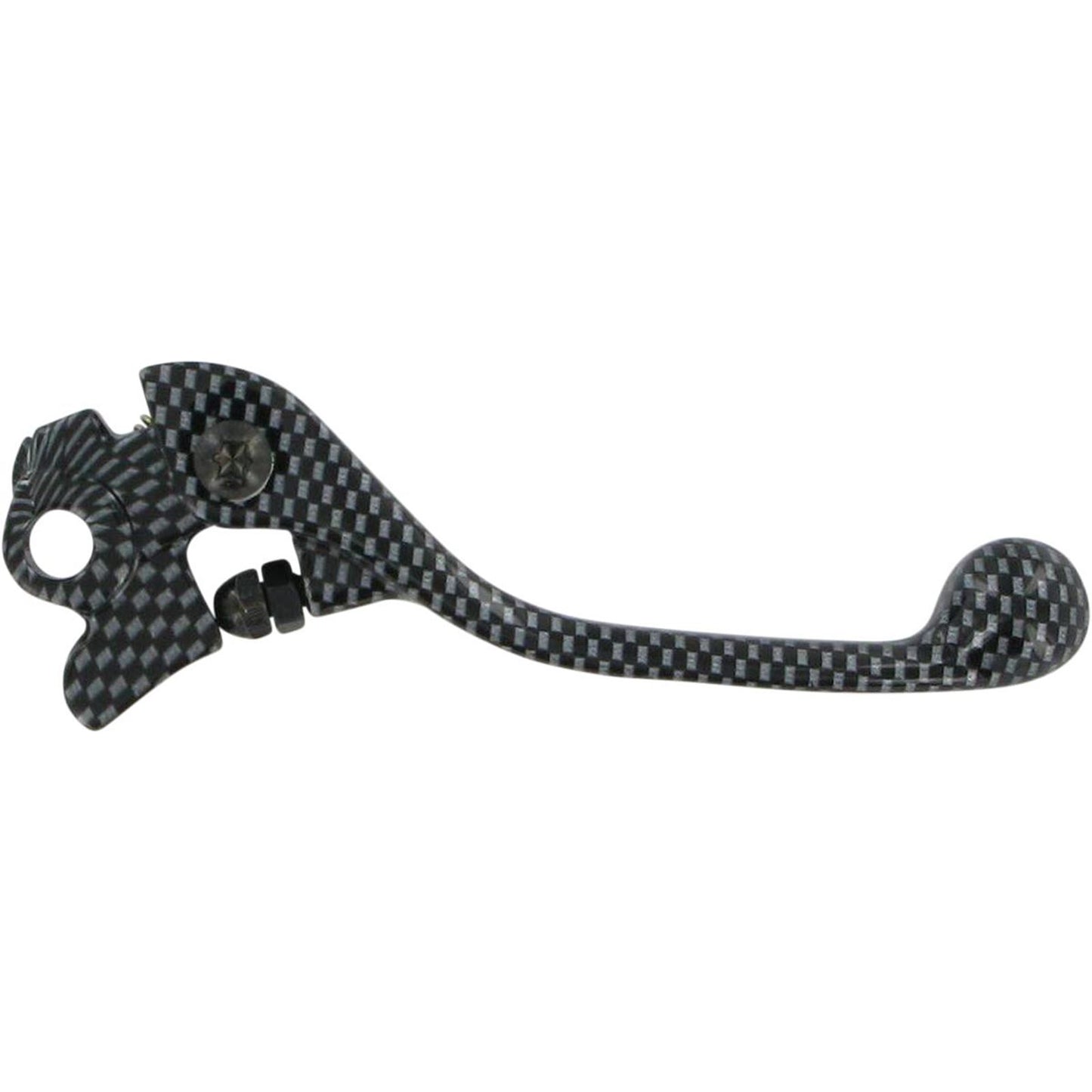 Parts Unlimited Right-Hand Carbon Fiber Look Lever for Yamaha/Kawasaki [MPN: 0614-0003]_263037
