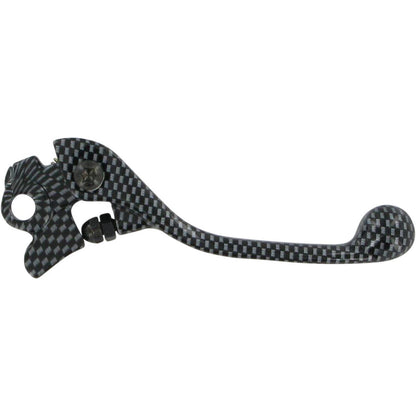 Parts Unlimited Right-Hand Carbon Fiber Look Lever for Yamaha/Kawasaki [MPN: 0614-0003]_263037