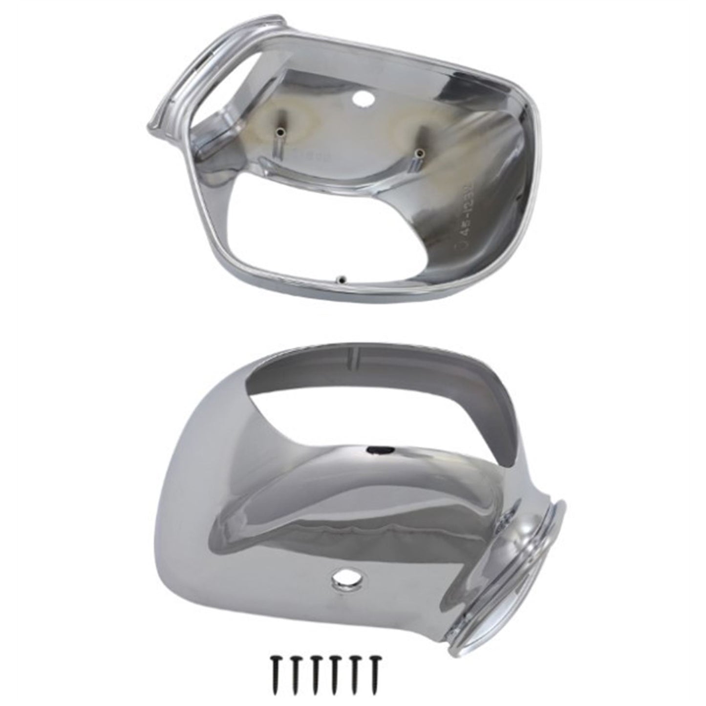 Parts Unlimited Mirror Housings - Chrome [MPN: 0641-0058]_1525696