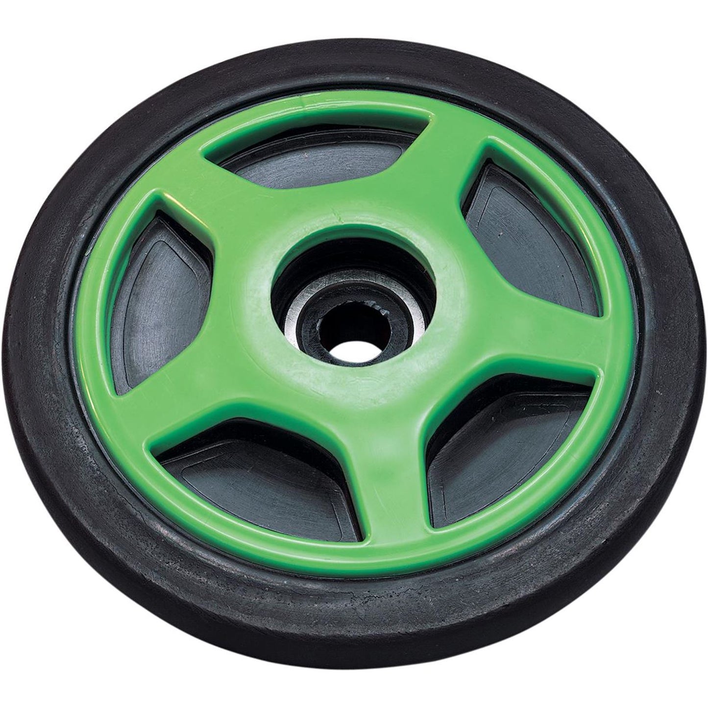 Parts Unlimited Idler Wheel With Insert/Bearing 6205-2RS - Green [MPN: 04-200-10]_263240