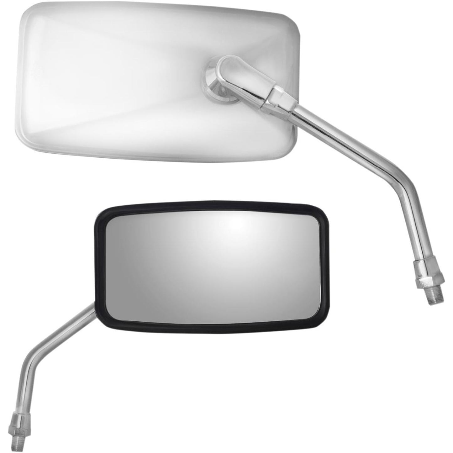 Parts Unlimited Stainless Steel Rectangular Mirror [MPN: 0640-0973]_263247