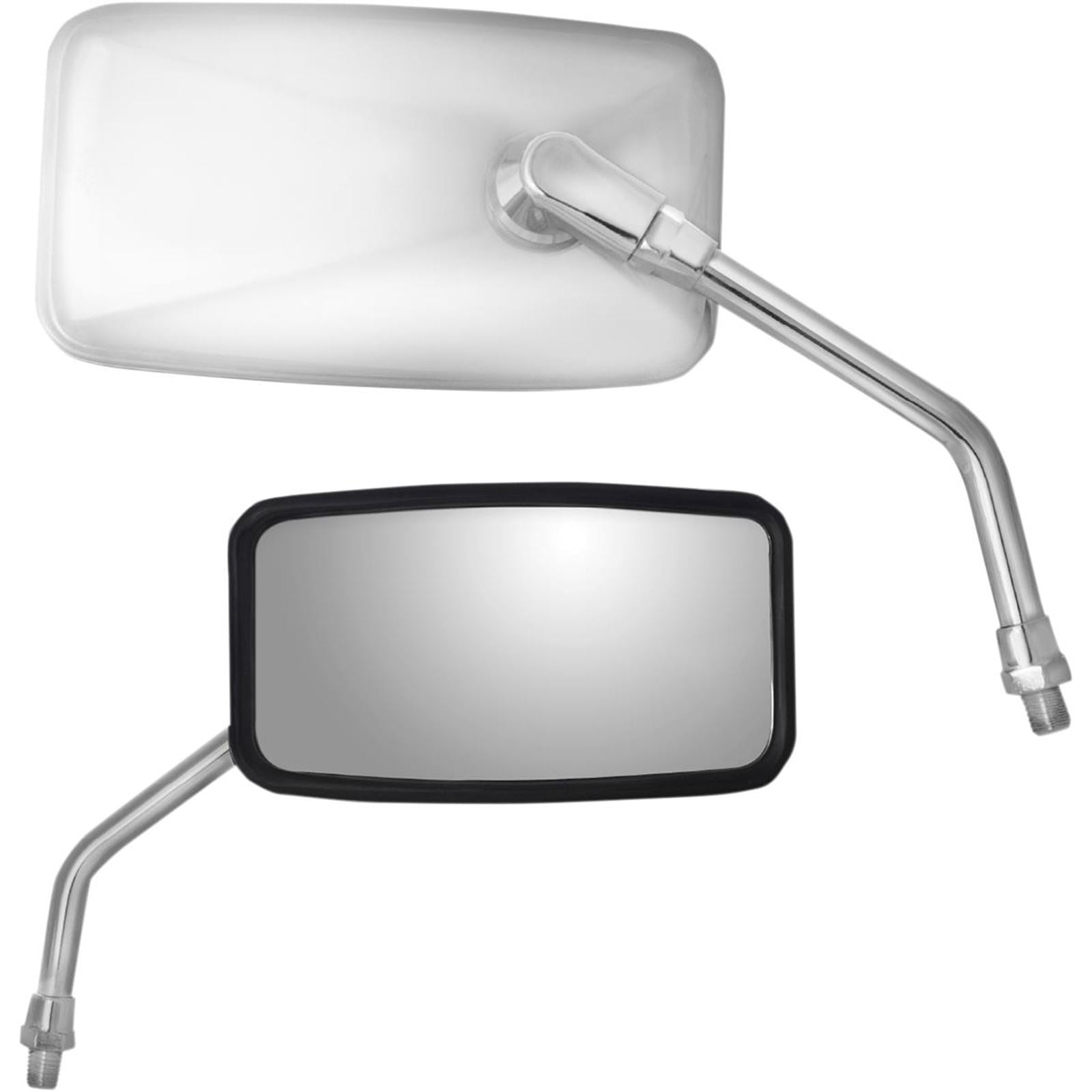 Parts Unlimited Stainless Steel Rectangular Mirror [MPN: 0640-0974]_263248