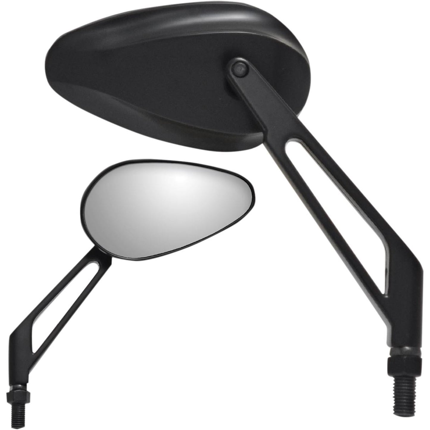 Parts Unlimited Mirror - Teardrop - Black [MPN: 0640-0963]_263249