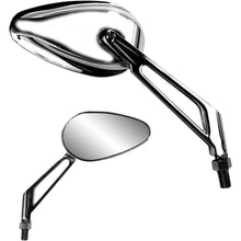 Parts Unlimited Mirror - Teardrop - Chrome [MPN: 0640-0962]_263262