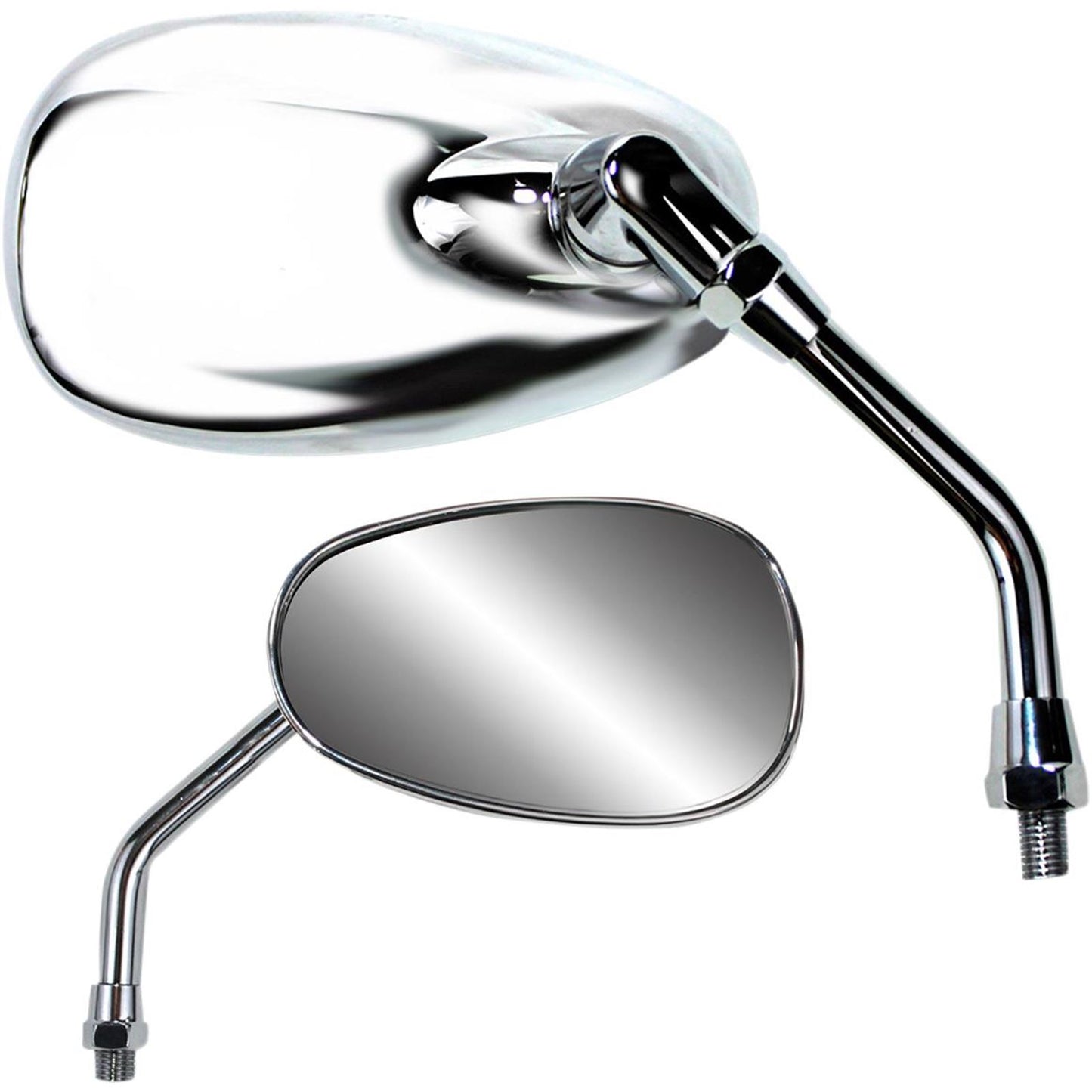 Parts Unlimited Mirror - American-Style - Chrome [MPN: 0640-0945]_263272