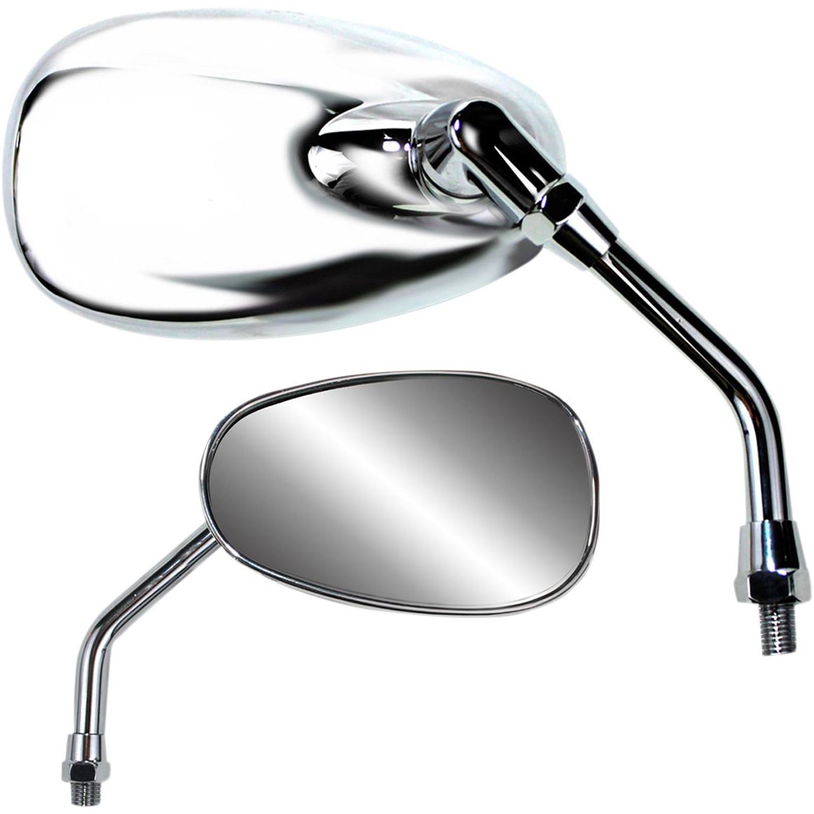 Parts Unlimited Mirror - American-Style - Chrome [MPN: 0640-0945]_263272
