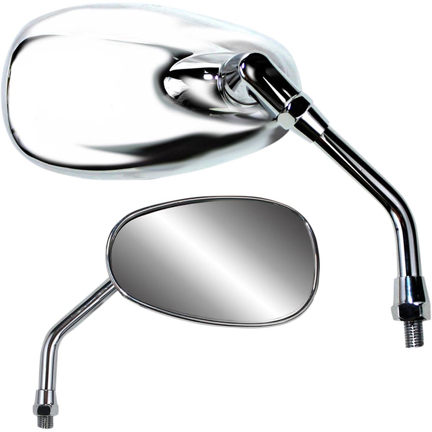 Parts Unlimited Mirror - American-Style - Chrome [MPN: 0640-0946]_263273
