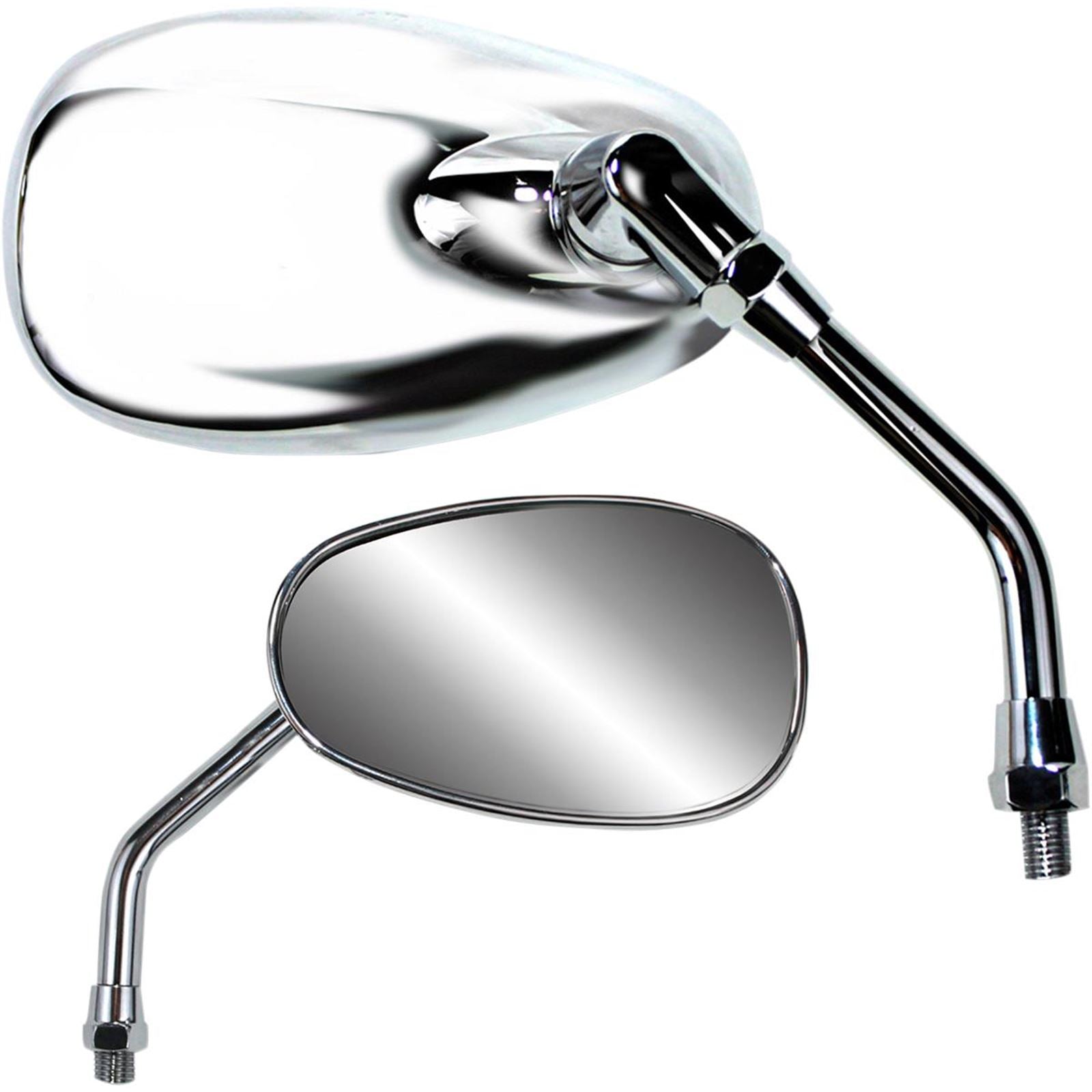 Parts Unlimited Mirror - American-Style - Chrome [MPN: 0640-0946]_263273