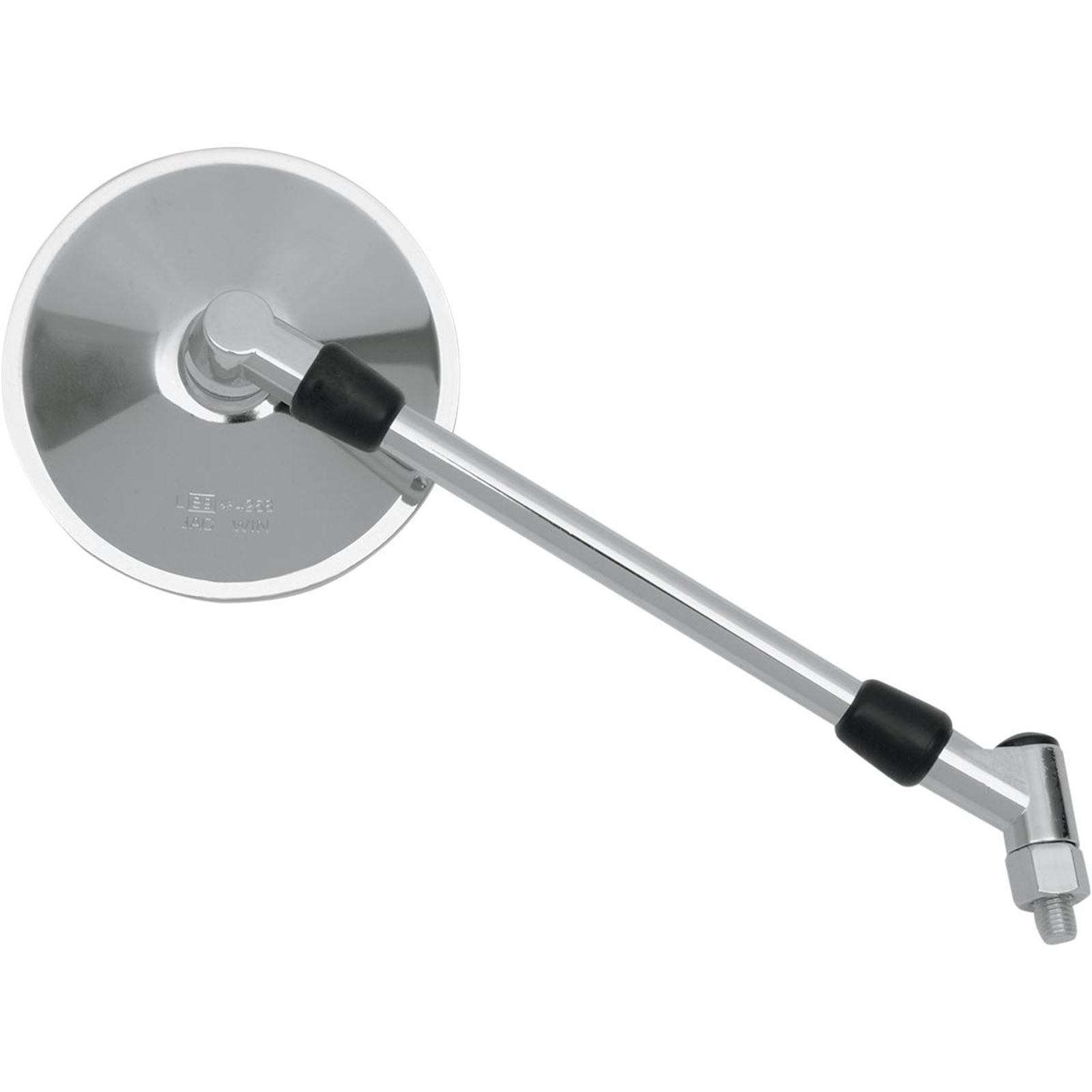 Parts Unlimited Universal Round Mirror - Chrome [MPN: 0640-0343]_263318