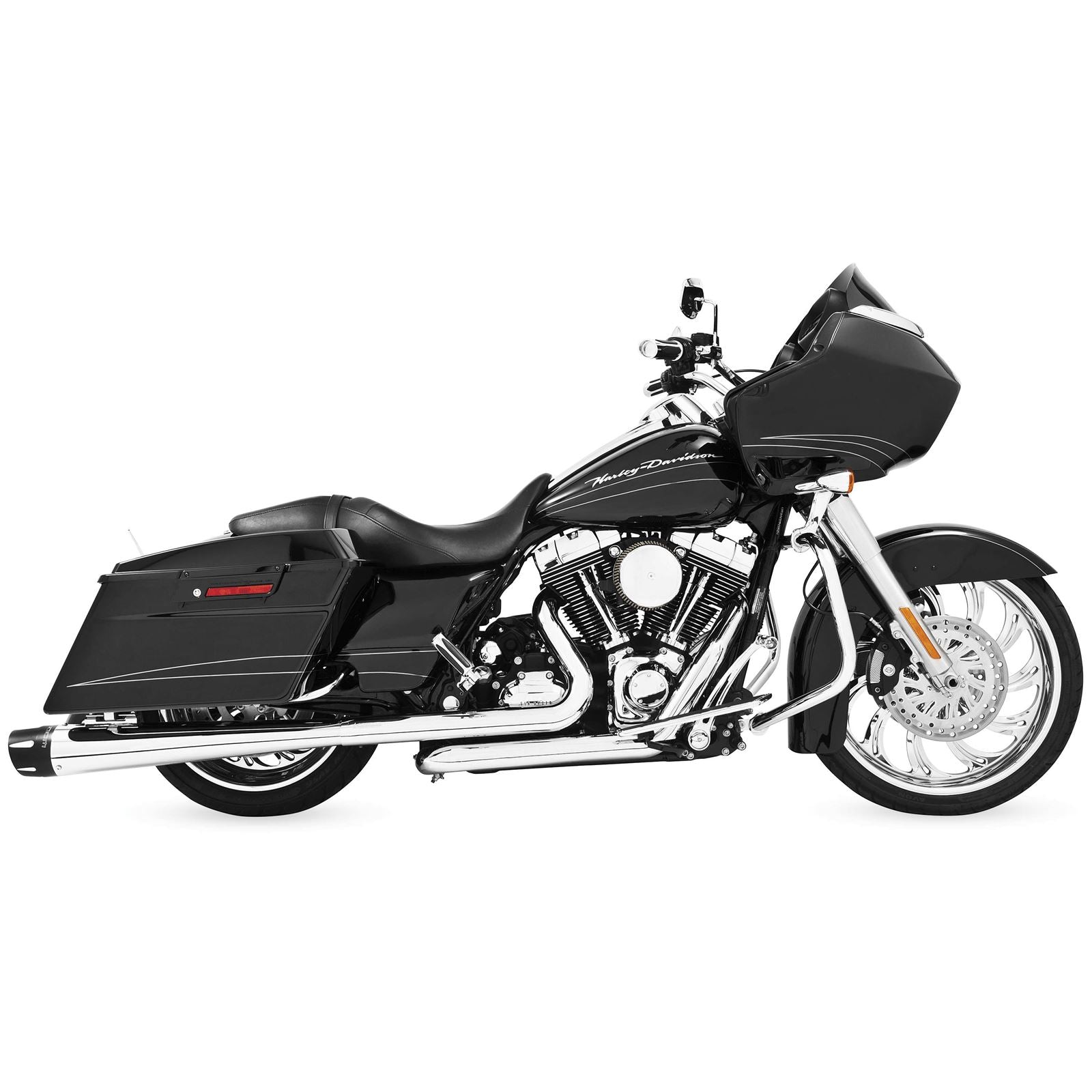 Freedom Performance Combat Slip-On 4.5" Chrome with Black Tip FLT [MPN: HD00411]_263558