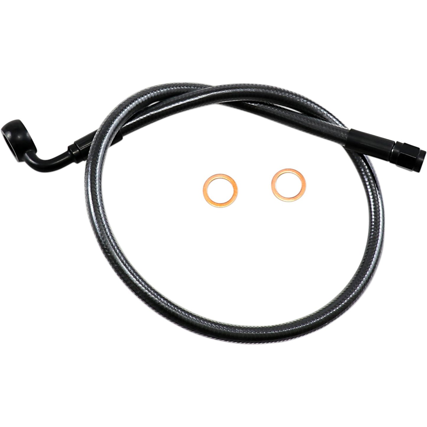 Magnum Black Pearl Brake Line - 90° 12mm - 24" [MPN: AS478024]_422959