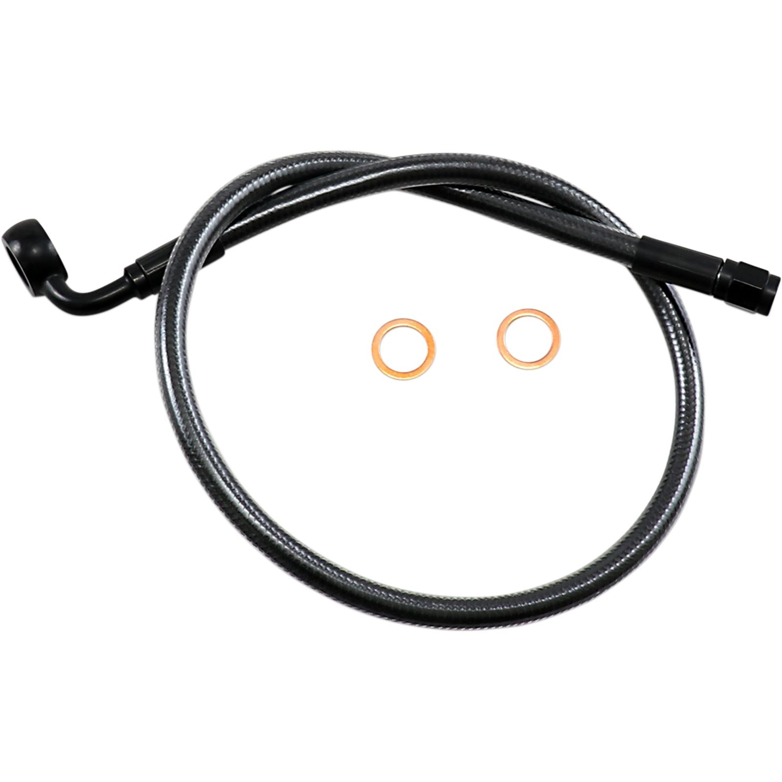 Magnum Black Pearl Brake Line - 90° 12mm - 24" [MPN: AS478024]_422959