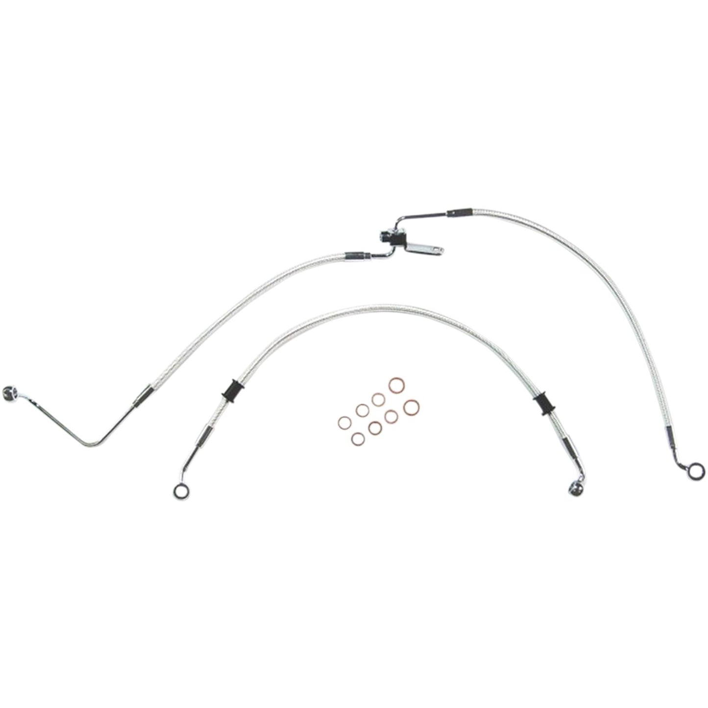 Magnum Rear Brake Line - Sterling Chromite II - Softail [MPN: AS3622]_422501