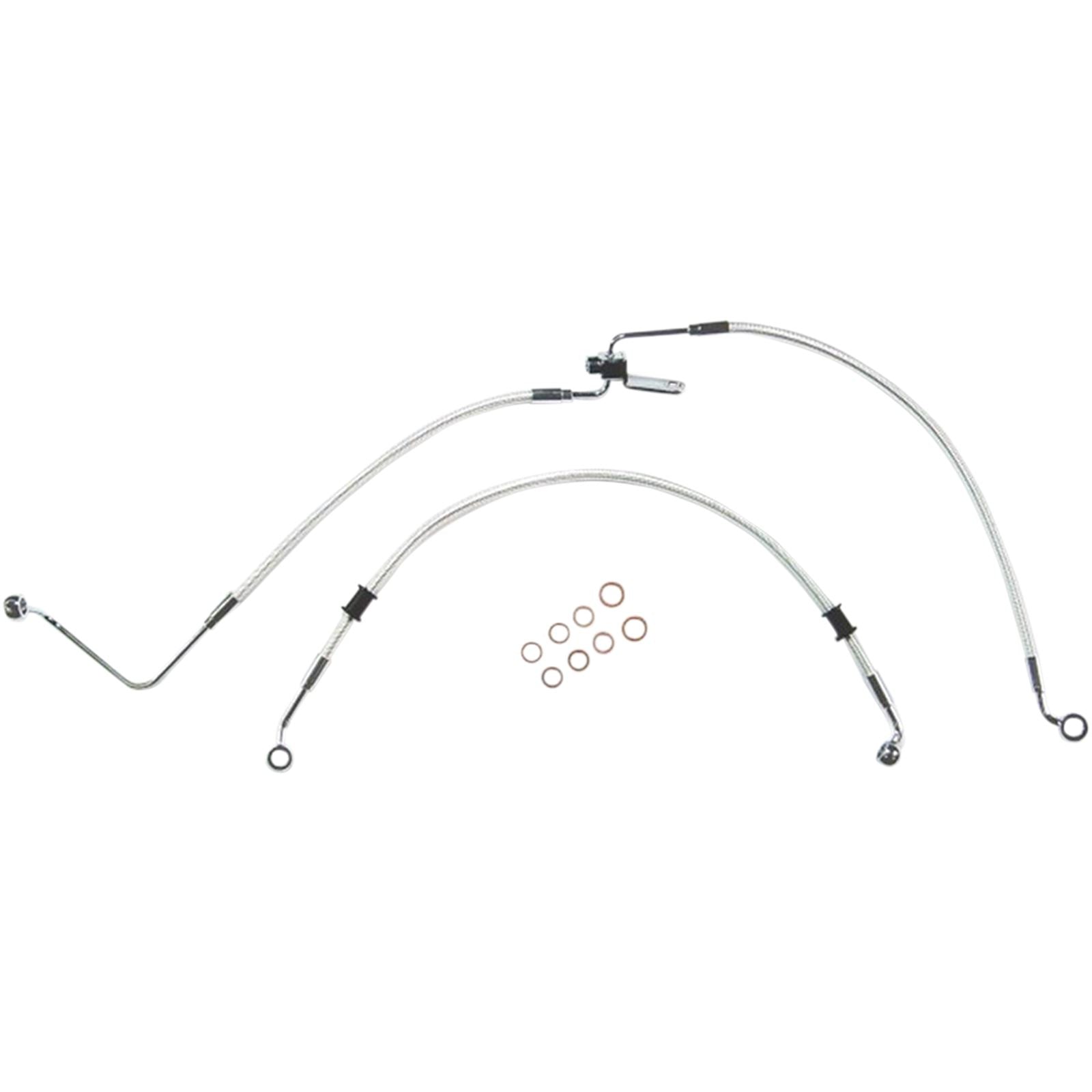 Magnum Rear Brake Line - Sterling Chromite II - Softail [MPN: AS3622]_422501