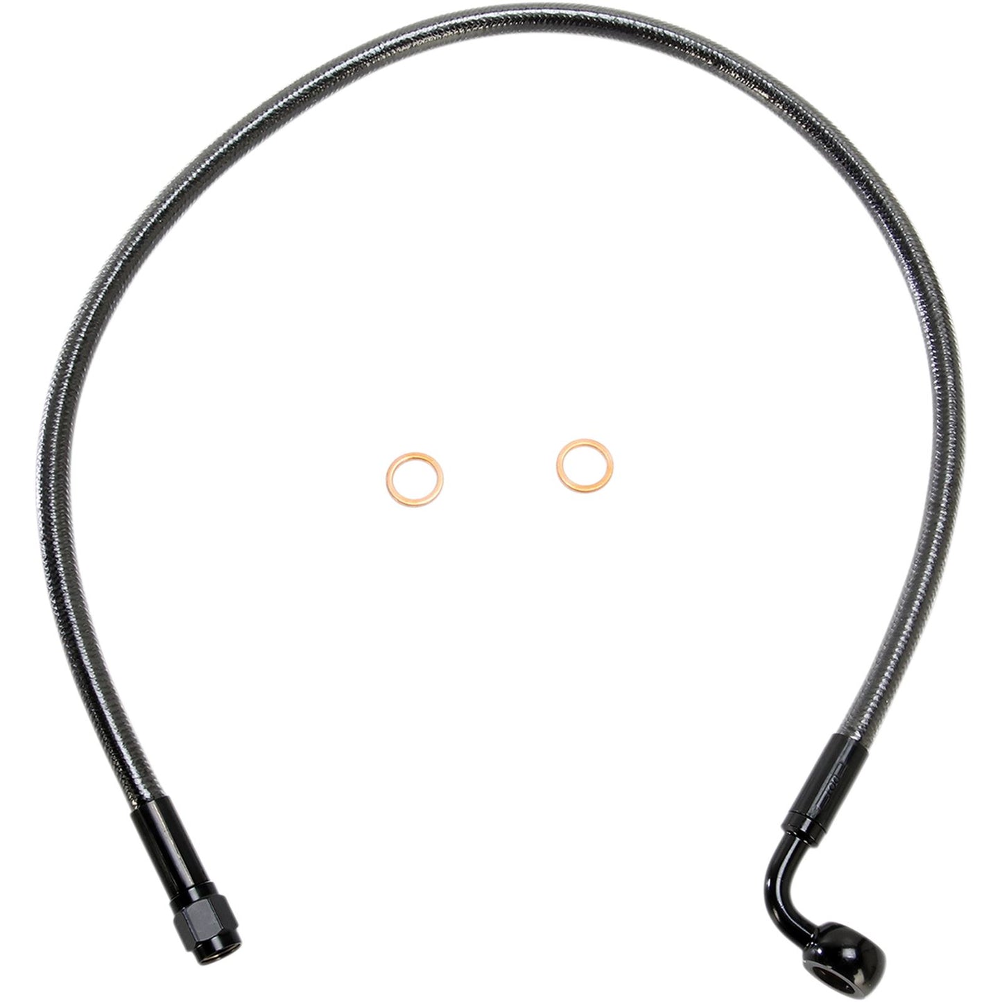 Magnum Black Pearl Brake Line - Front - 90/10mm 24" [MPN: AS47224]_422424