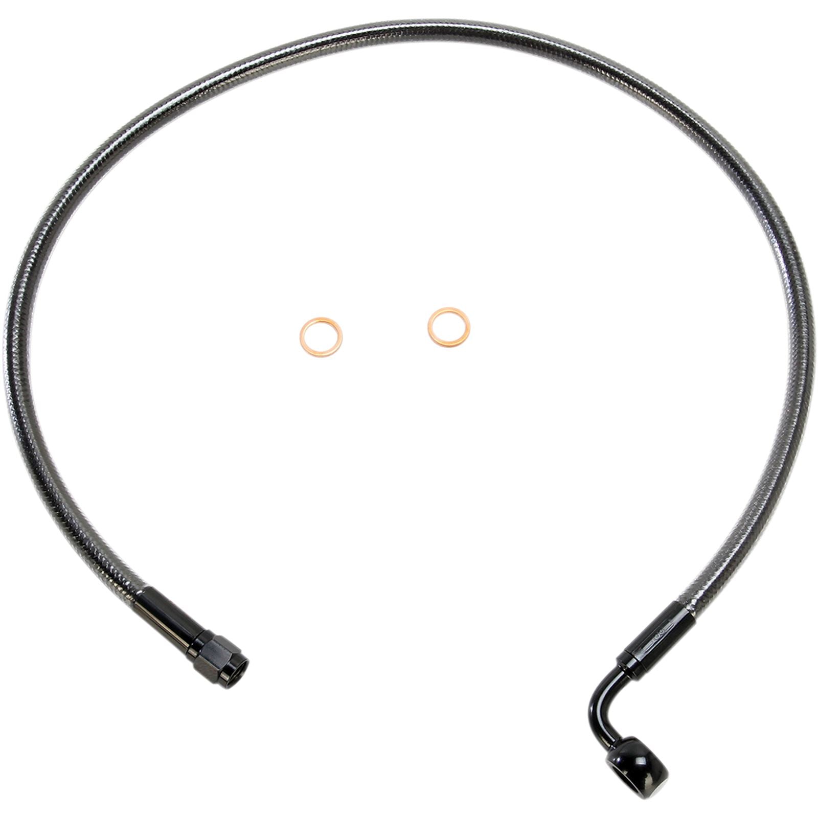Magnum Black Pearl Brake Line - Front - 90/10mm 26" [MPN: AS47226]_422425