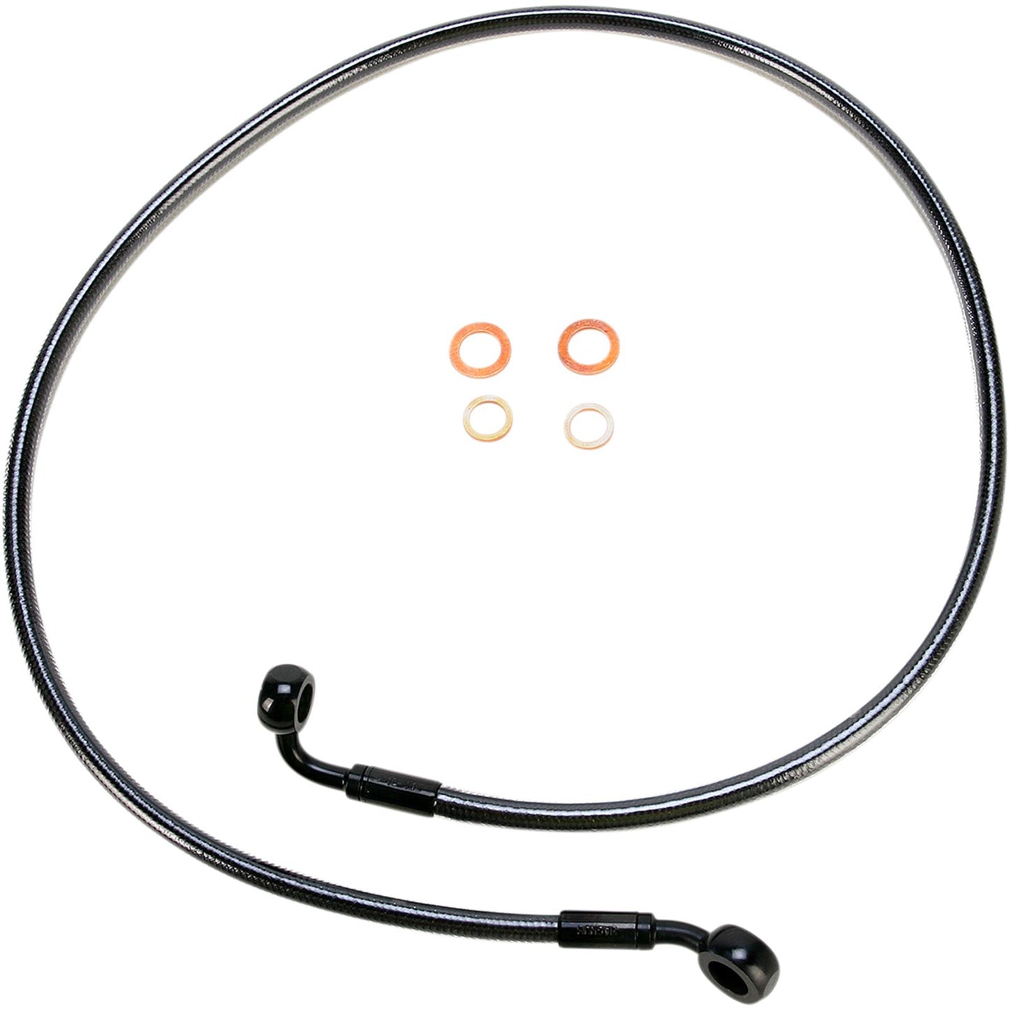 Magnum Black Pearl Brake Line - 56" - 35/90° [MPN: 46156SW]_422234