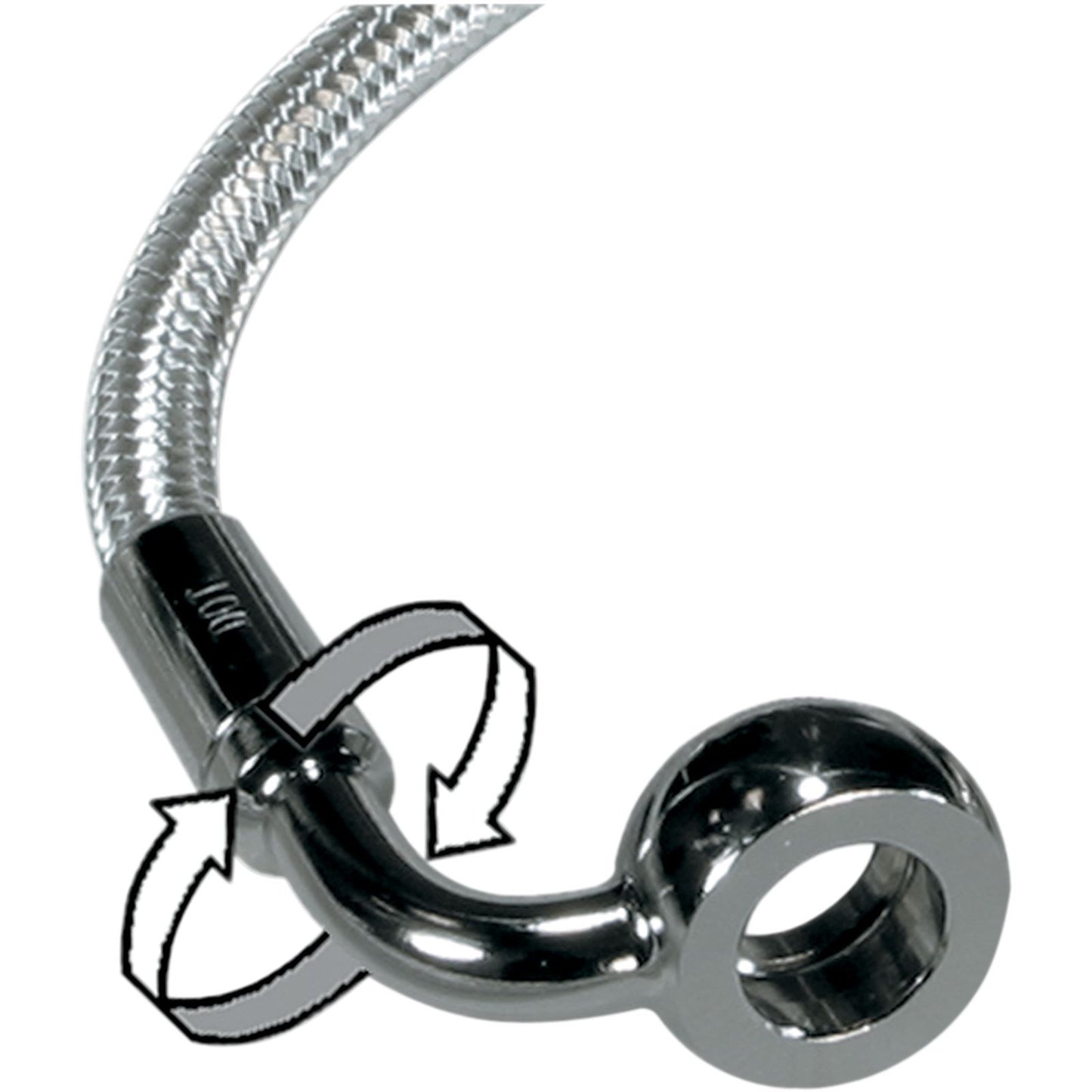 Magnum Sterling Chromite II Brake Line - 58" - 90/90° [MPN: 36258SW]_422197