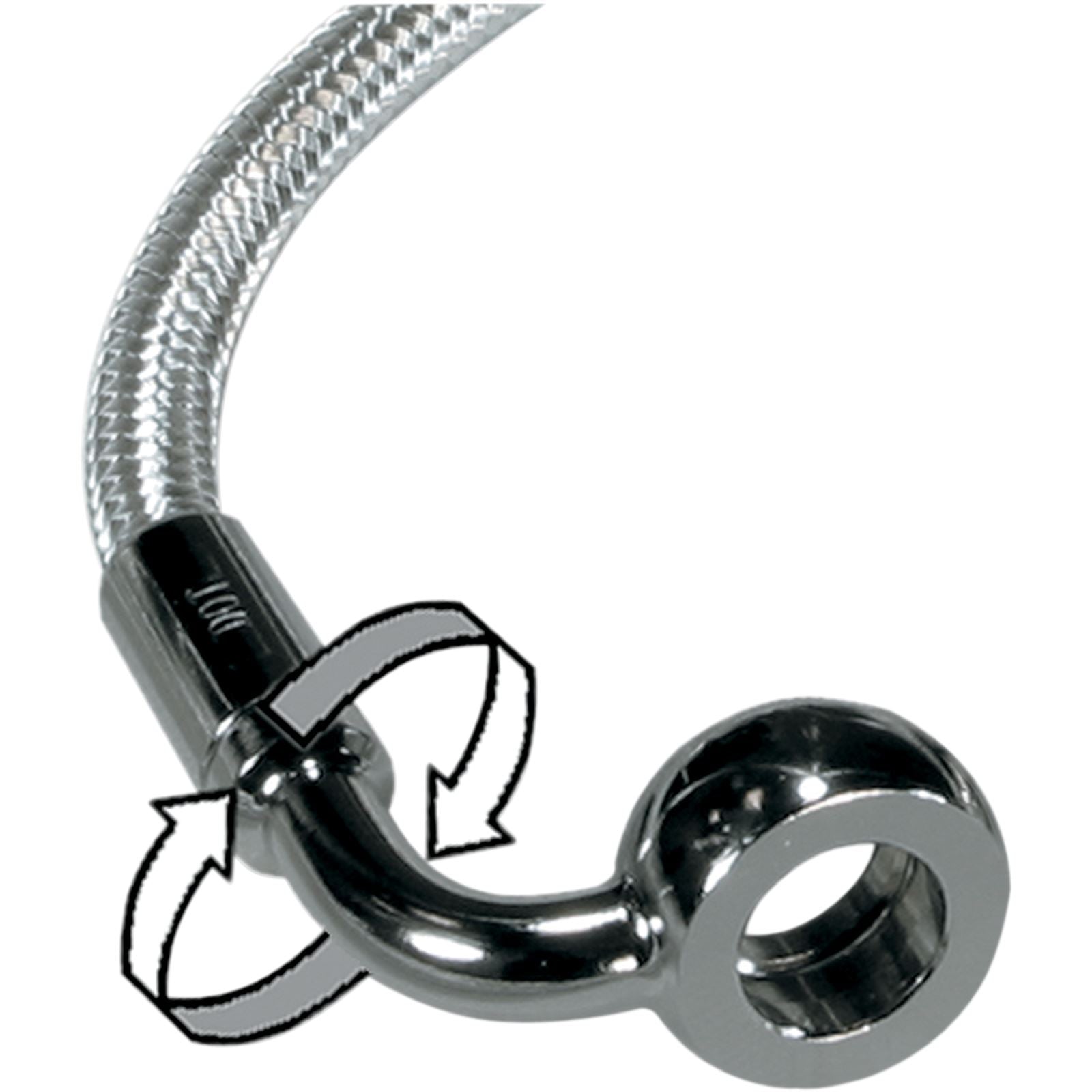 Magnum Sterling Chromite II Brake Line - 58" - 90/90° [MPN: 36258SW]_422197