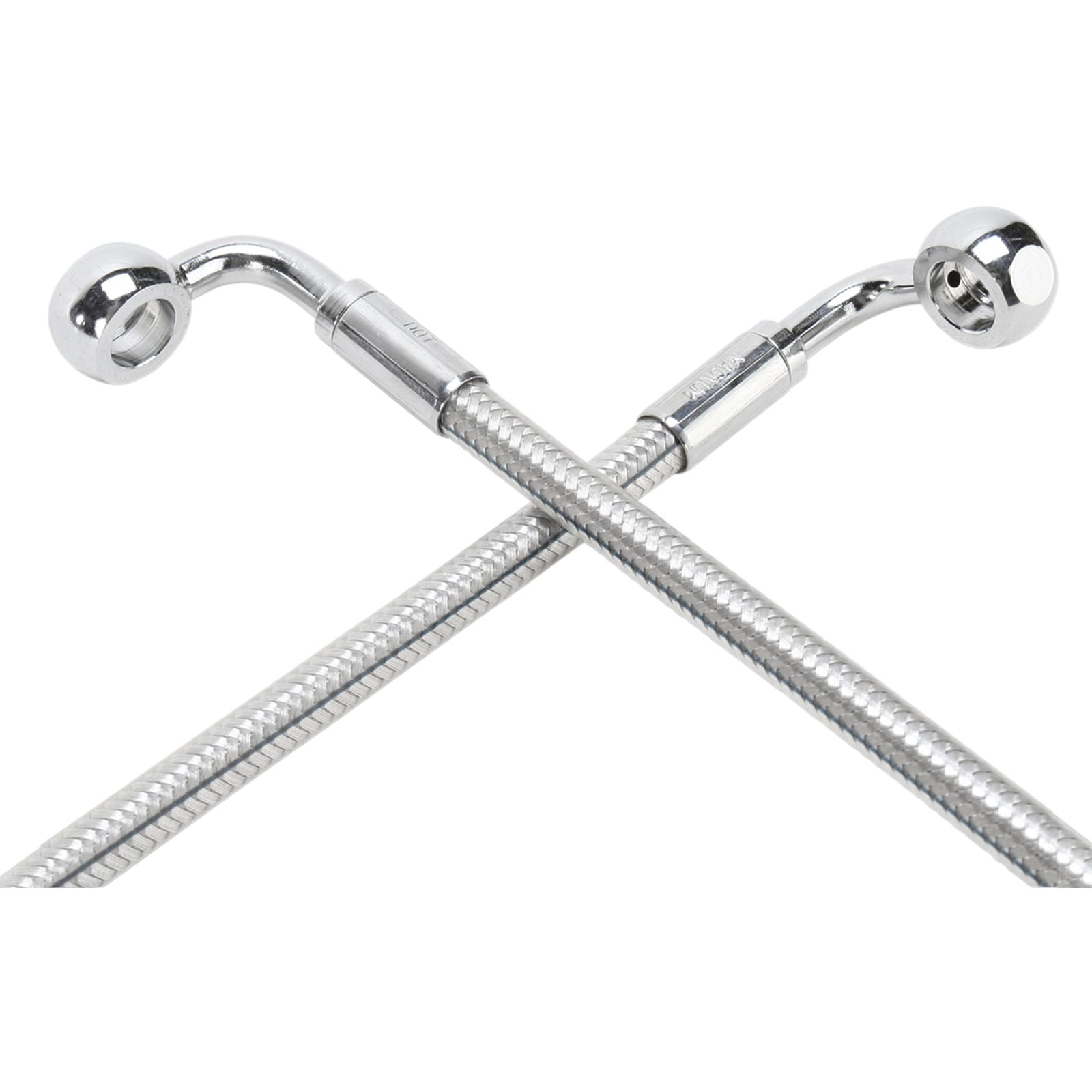 Magnum Polished Stainless Brake Line - Lower - 08-13 FLHT [MPN: 57009]_422153