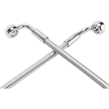 Magnum Polished Stainless Brake Line - Lower - 08-13 FLHT [MPN: 57009]_422153