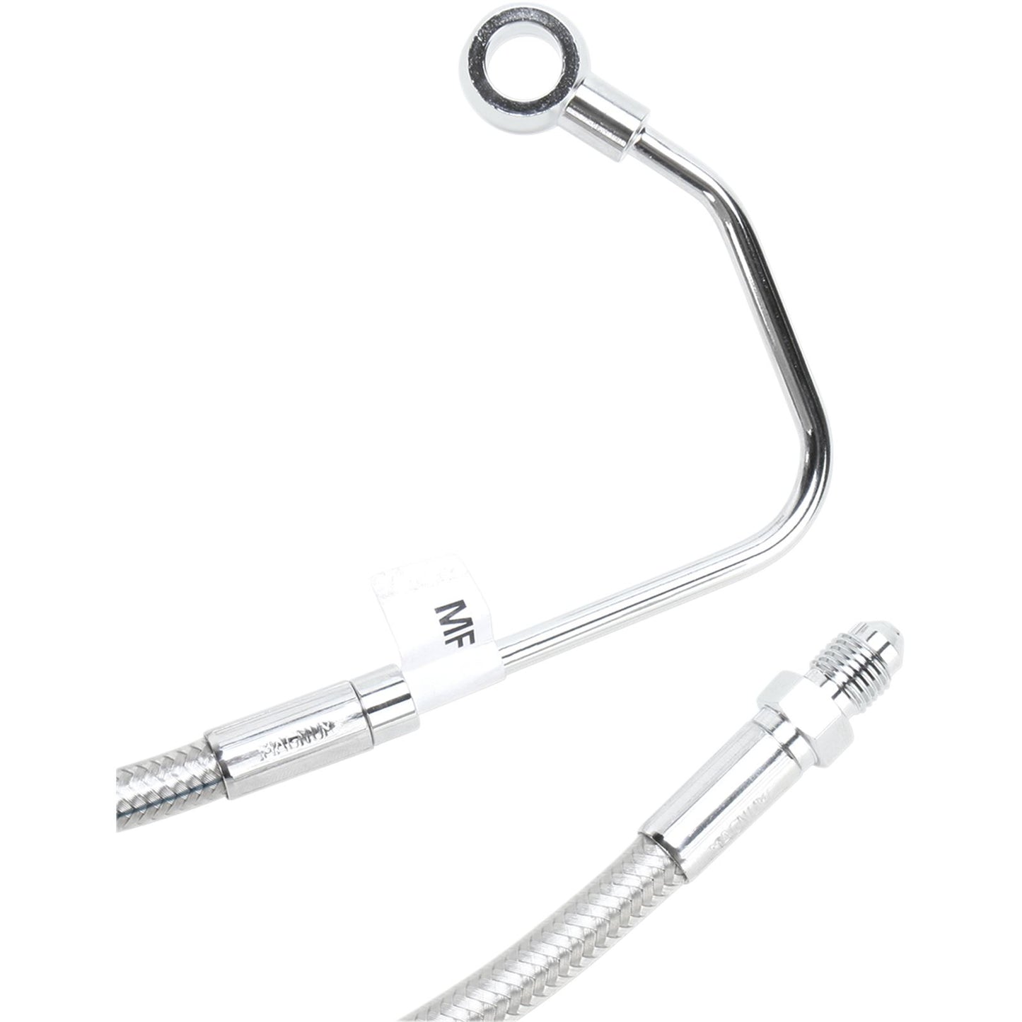 Magnum Mid Brake Line - FLHT ABS - Polished Stainless [MPN: 57011]_422157