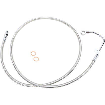 Magnum Mid Brake Line - FLHT ABS - Polished Stainless [MPN: 57011]_422158