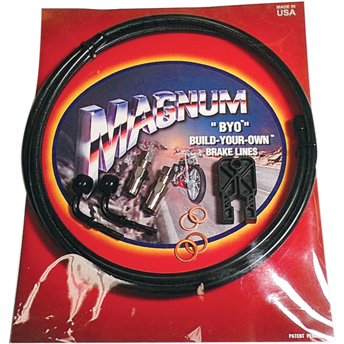 Magnum Brake Line Kit - Single Disc - 90° [MPN: 496190A]_422140