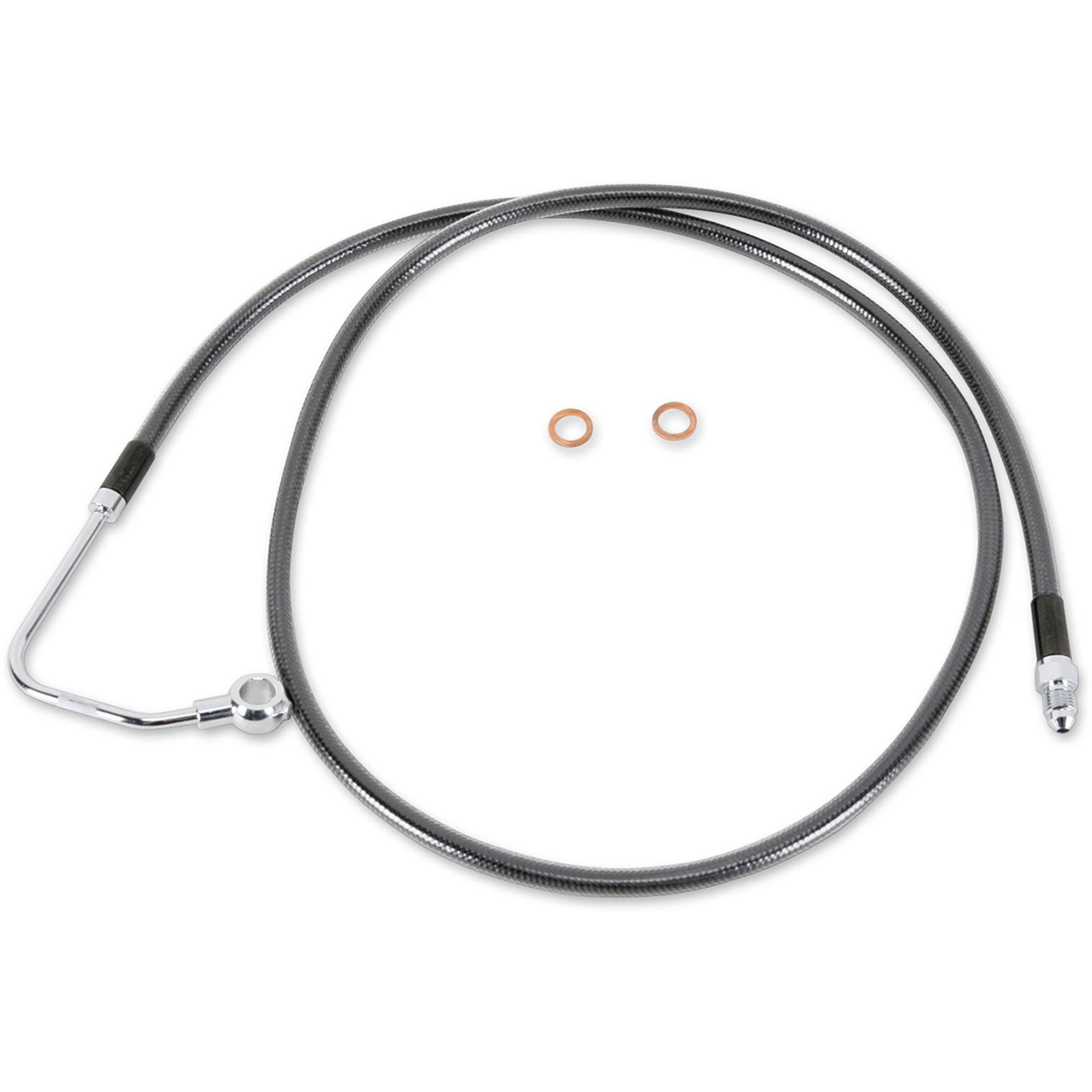 Magnum Mid Brake Line - FLHT ABS - Black [MPN: 47011]_422117