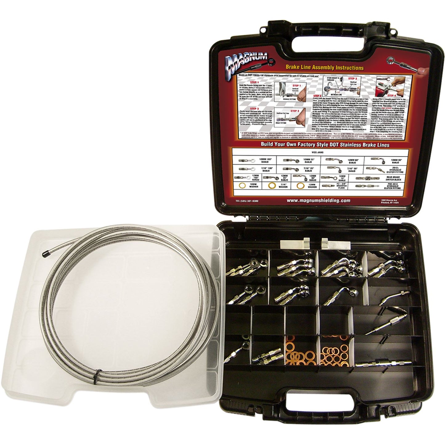 Magnum BYO Brake Kit Deluxe - Chrome [MPN: 399001]_423222