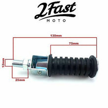 2FastMoto 12mm Buddy Pillion Foot Peg for Select Early Yamaha Models [MPN: 11-7307B]_650489