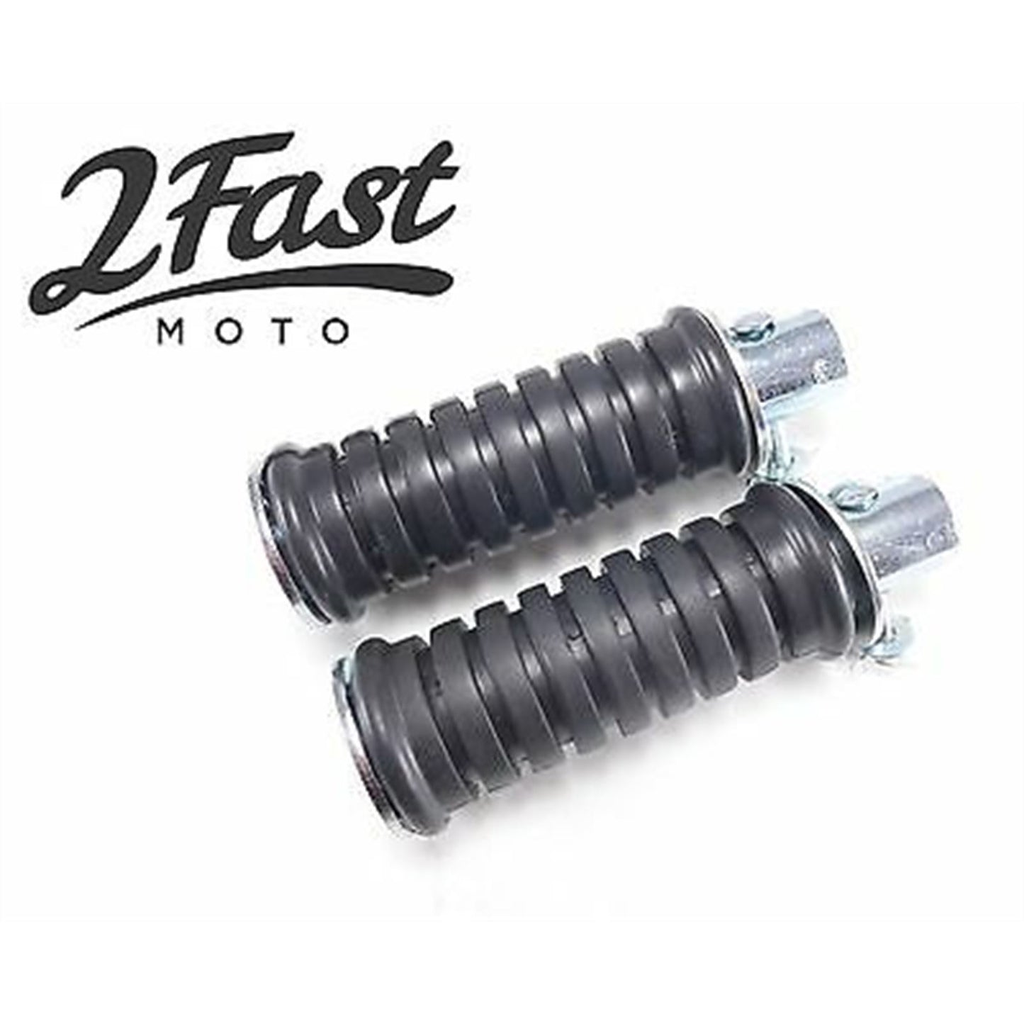 2FastMoto Round Footrests Foot Pegs for Yamaha/Honda 11-7313A_650412