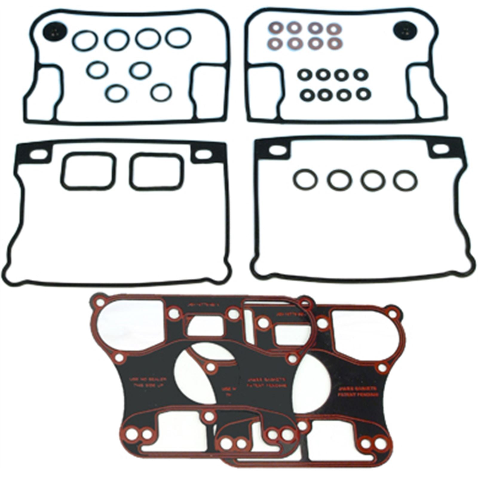 James Gaskets Gasket Rocker Cover Kit with Metal Rocker Base [MPN: JGI-17042-92-X]_270434