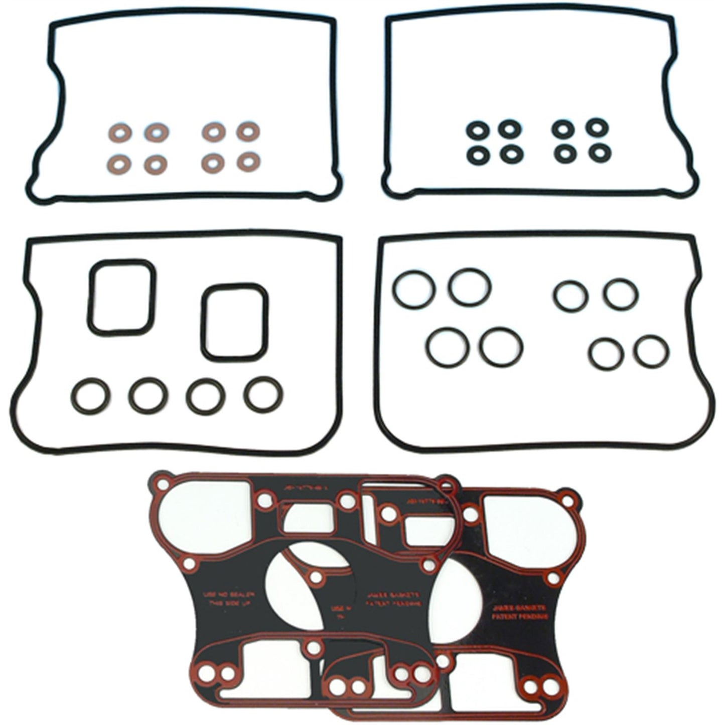 James Gaskets Gasket Rocker Cover Kit with Metal Rocker Base [MPN: JGI-17038-90-X]_270545