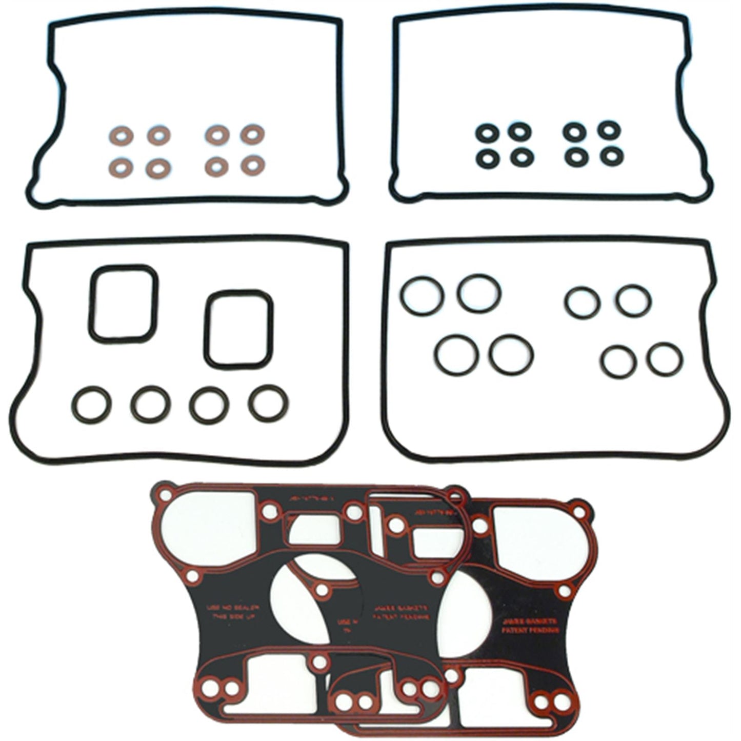 James Gaskets Gasket Rocker Cover Kit with Paper Rocker Base [MPN: JGI-17038-90]_270589