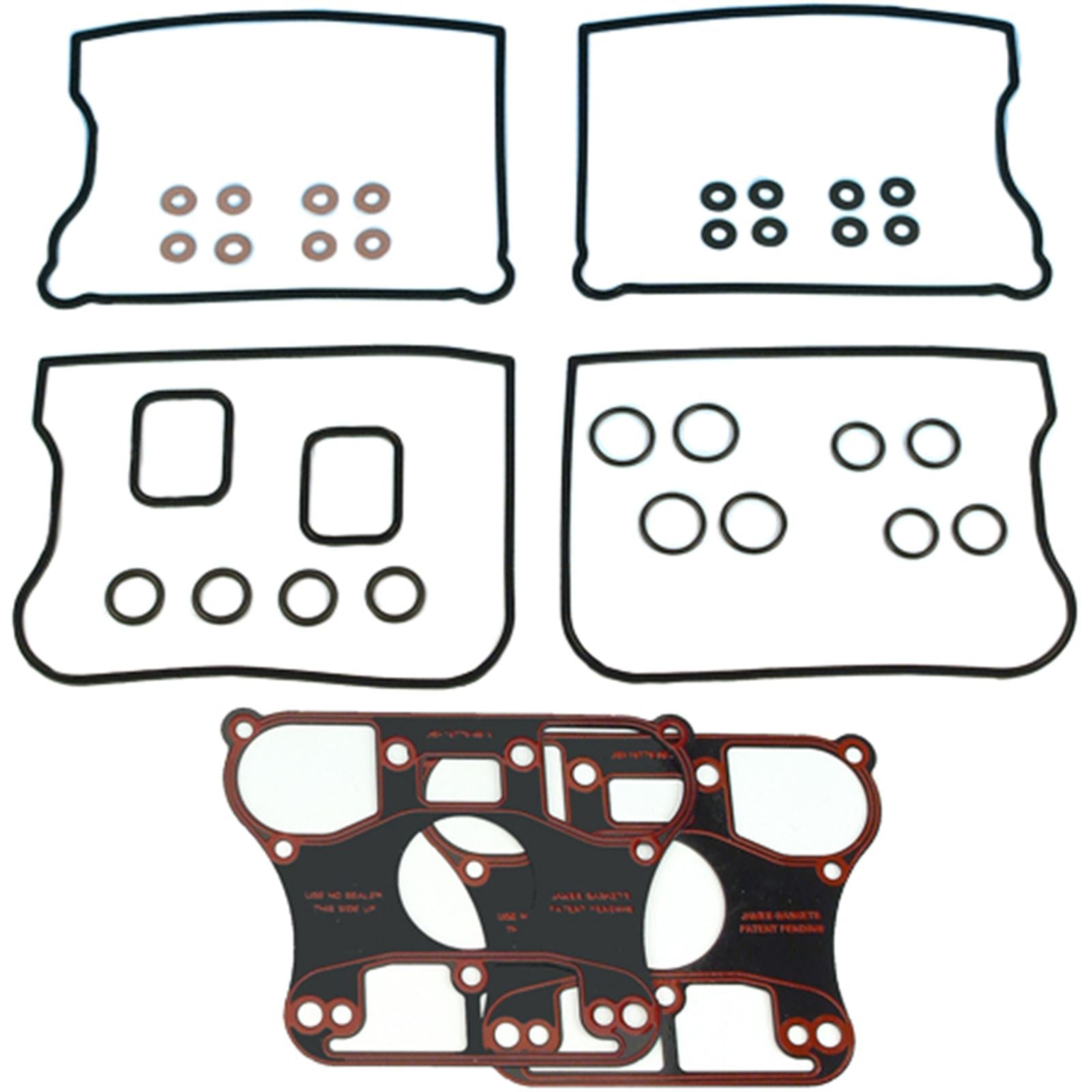 James Gaskets Gasket Rocker Cover Kit with Paper Rocker Base [MPN: JGI-17038-90]_270589