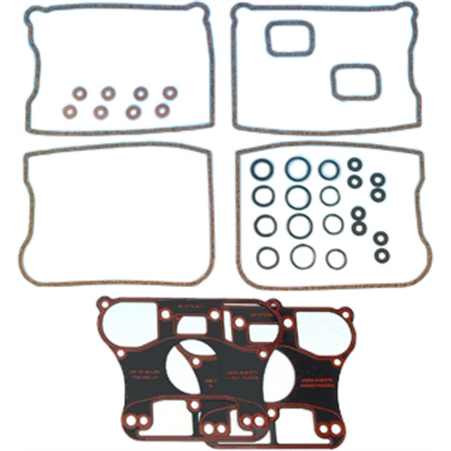 James Gaskets Gasket Rocker Cover Kit with Cork Rocker Paper Base [MPN: JGI-17033-83-R]_270650