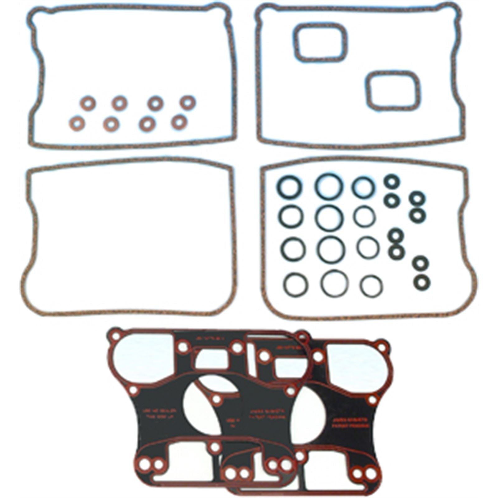 James Gaskets Gasket Rocker Cover Kit with Cork Rocker Paper Base [MPN: JGI-17033-83-R]_270650